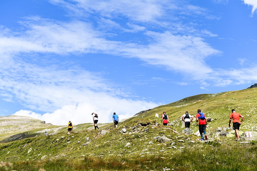 Sportler beim Trailrunning Workshop